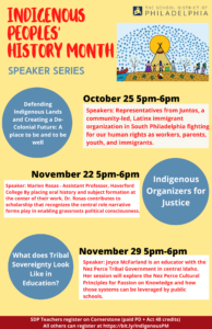 Full list of speaker series events for November